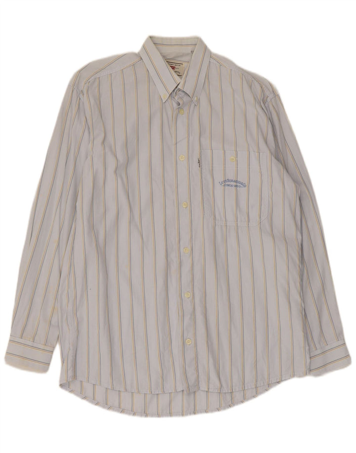 Camisa Levi's Hombre Pequeña Rayas Azules