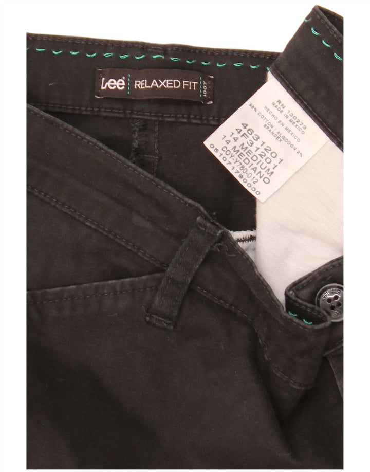 Lee Mujeres US14 W36 L31 Algodón Negro