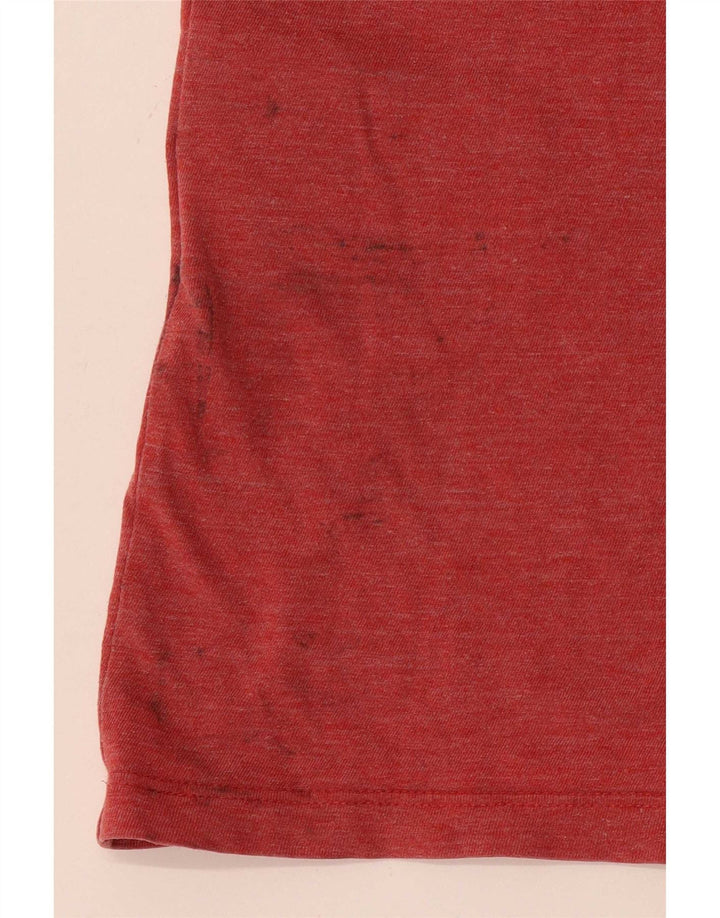 Camiseta Levi's para hombre Top Medium de algodón moteado rojo
