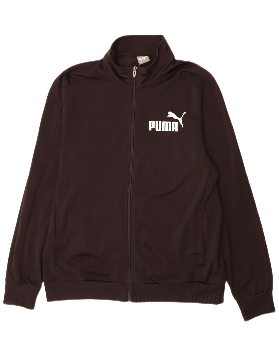 Puma Hombre Chándal Top Chaqueta XL Negro Poliéster