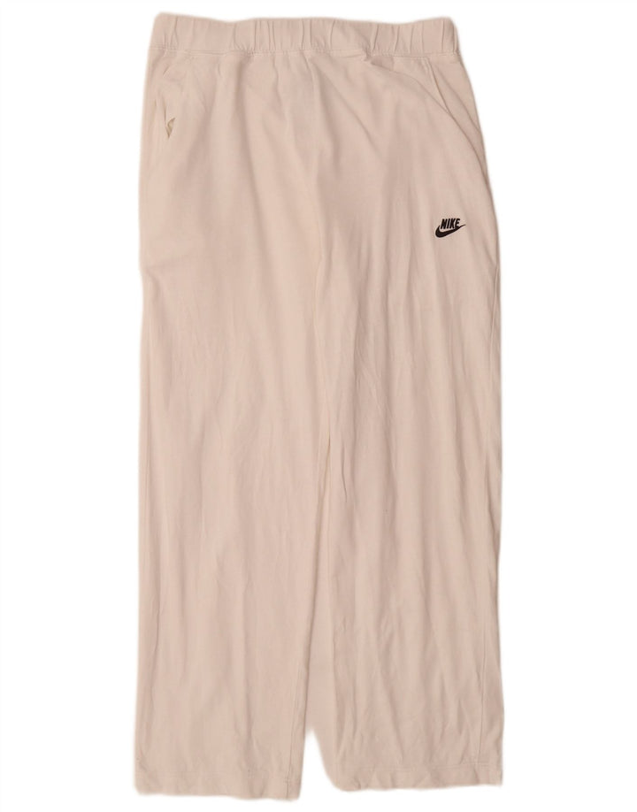 Nike - Pantalones de chándal para hombre, talla pequeña, color blanco