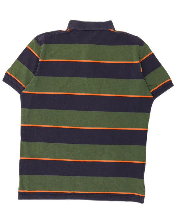 Asociación de Polo de EE. UU. Camisa Hombre XL Algodón Rayas Verde