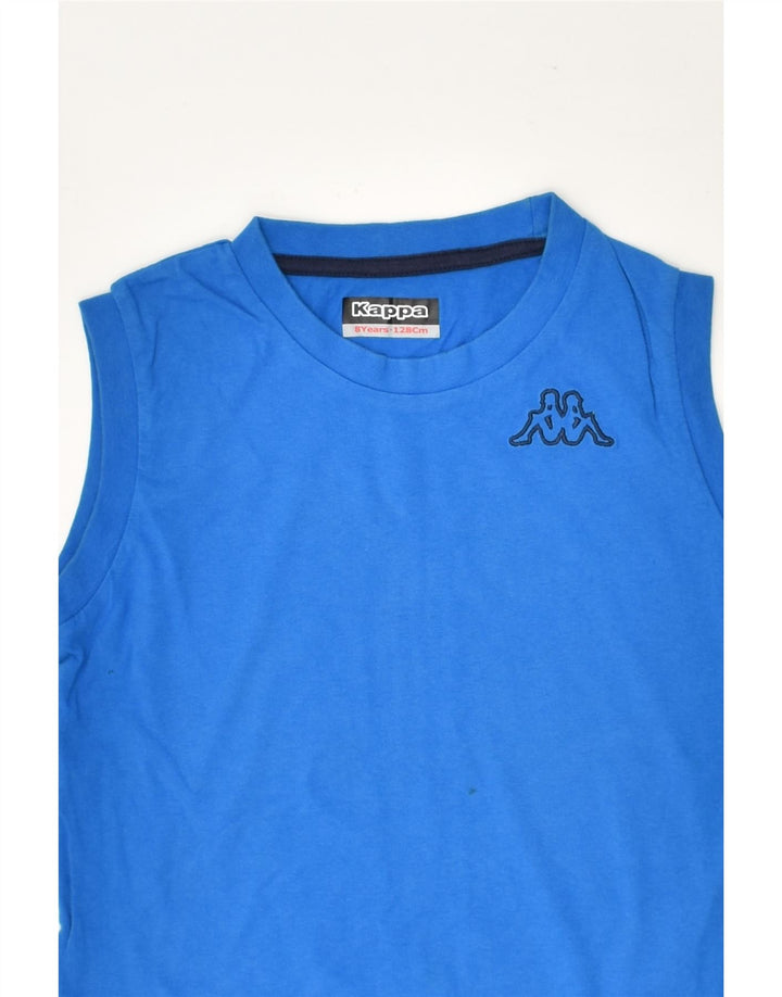 KAPPA Boys Vest Top 7-8 Years Blue Cotton | Vintage Kappa | Thrift | Second-Hand Kappa | Used Clothing | Messina Hembry 