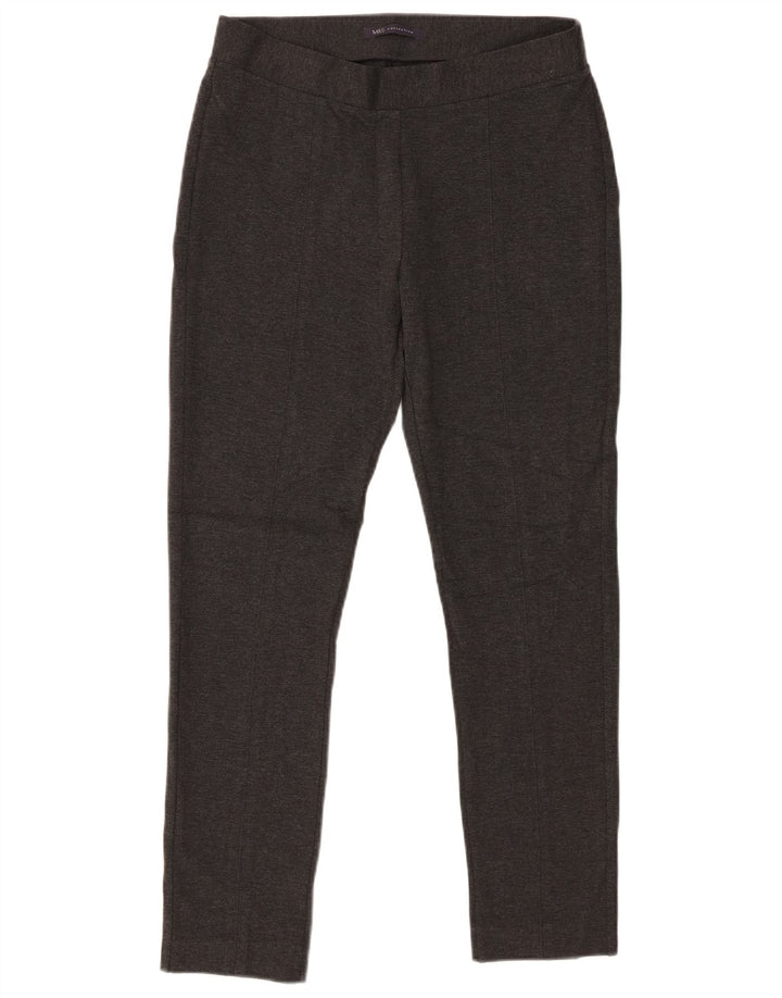 Marks & Spencer Leggings cortos para mujer UK 42 Viscosa gris medio
