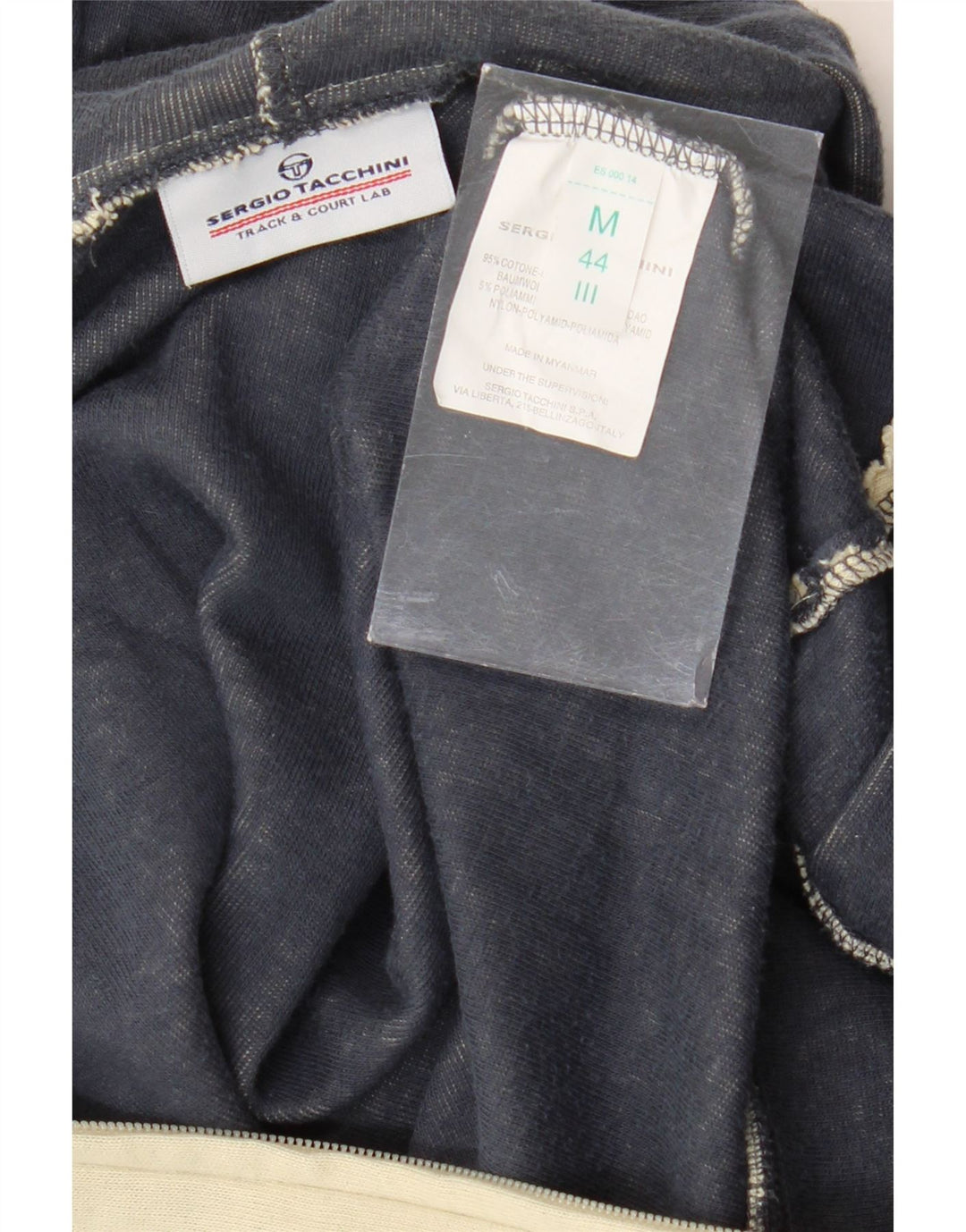 SERGIO TACCHINI Suéter con capucha y cremallera para mujer IT 44 Algodón beige medio