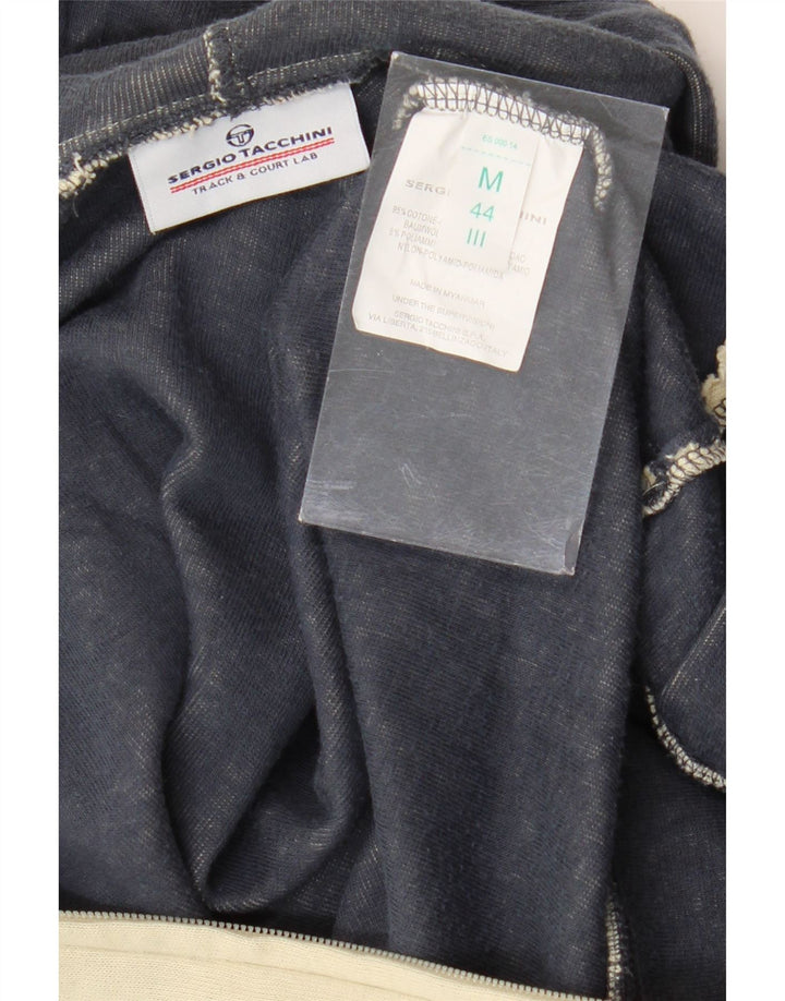 SERGIO TACCHINI Suéter con capucha y cremallera para mujer IT 44 Algodón beige medio