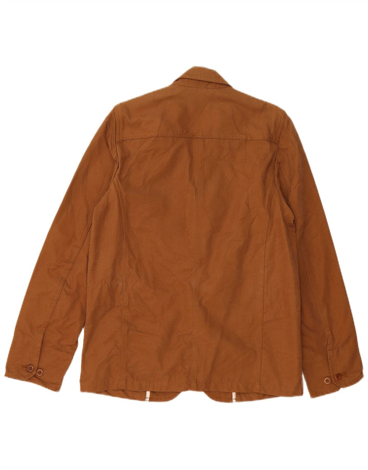 Carhartt Chaqueta tipo blazer de 3 botones para hombre UK 38 Algodón marrón medio