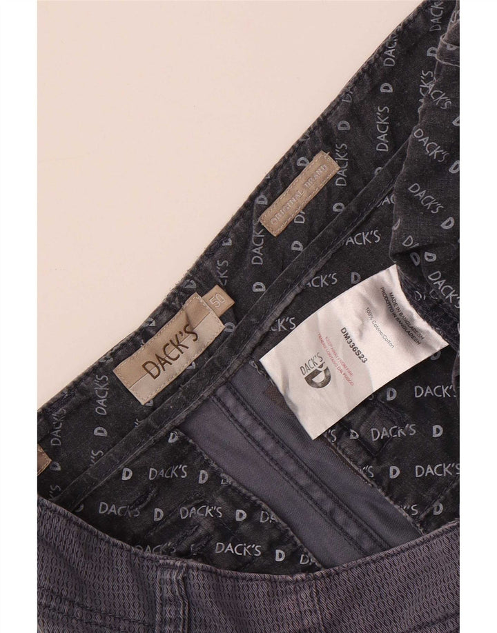 Dack's Pantalones cortos tipo cargo para hombre IT 50 Large W34 Algodón moteado azul marino