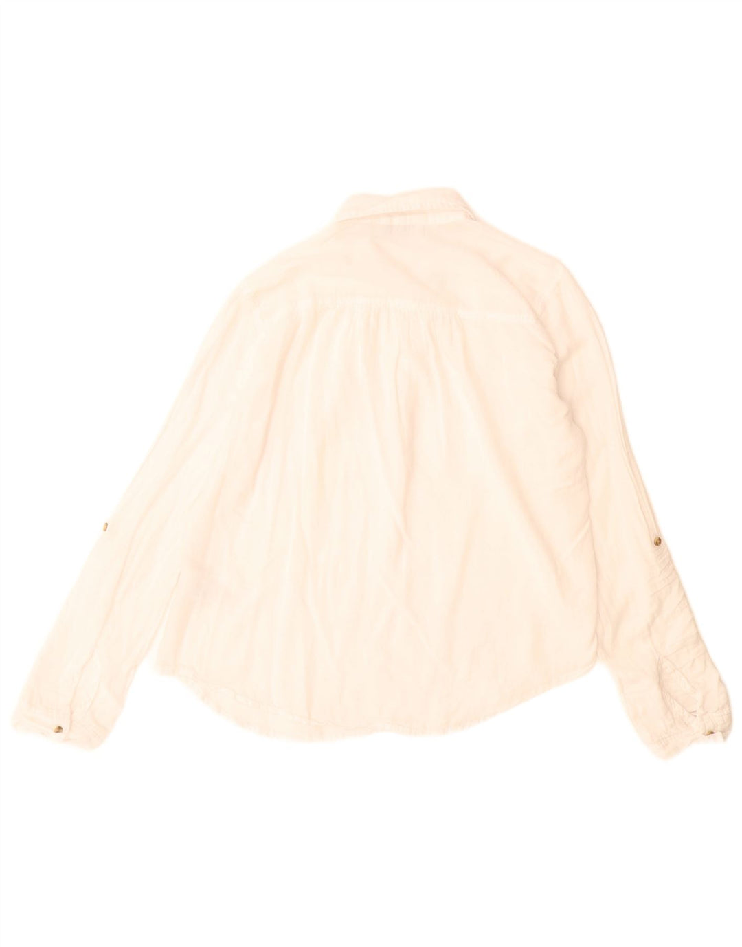 Camisa tipo pulóver Hollister para mujer Reino Unido 6 XS Algodón blanco