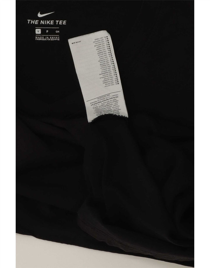 Nike Camiseta para mujer Top UK 10 Small Black Cotton