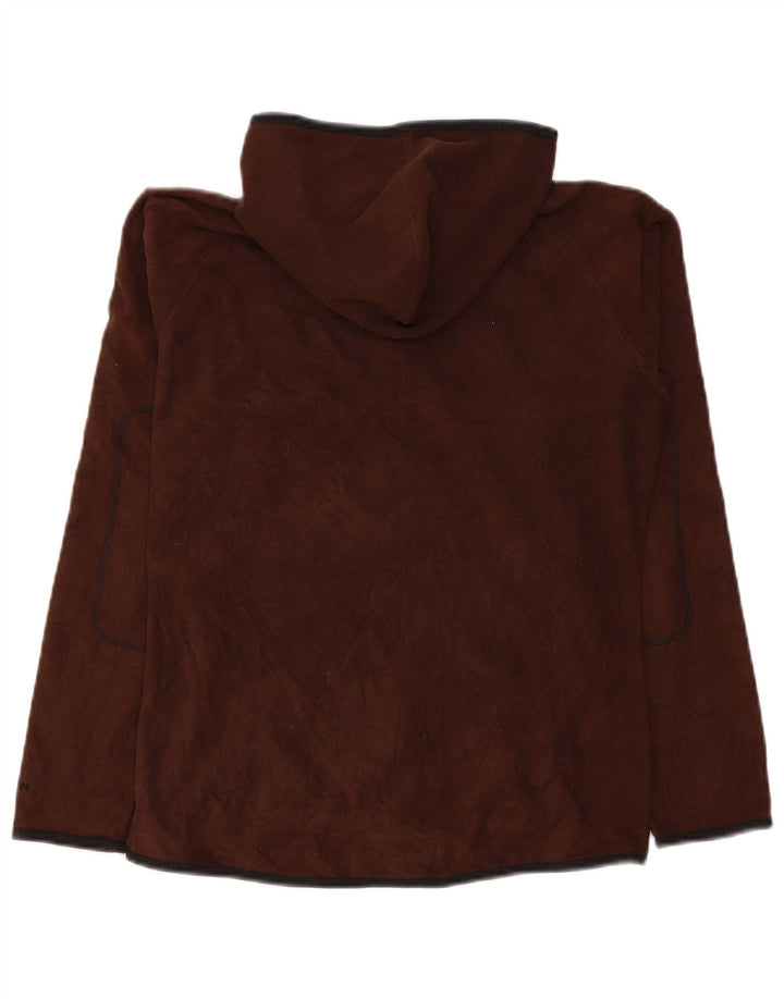 The North Face Chaqueta polar con capucha para mujer UK 40 Poliéster marrón medio