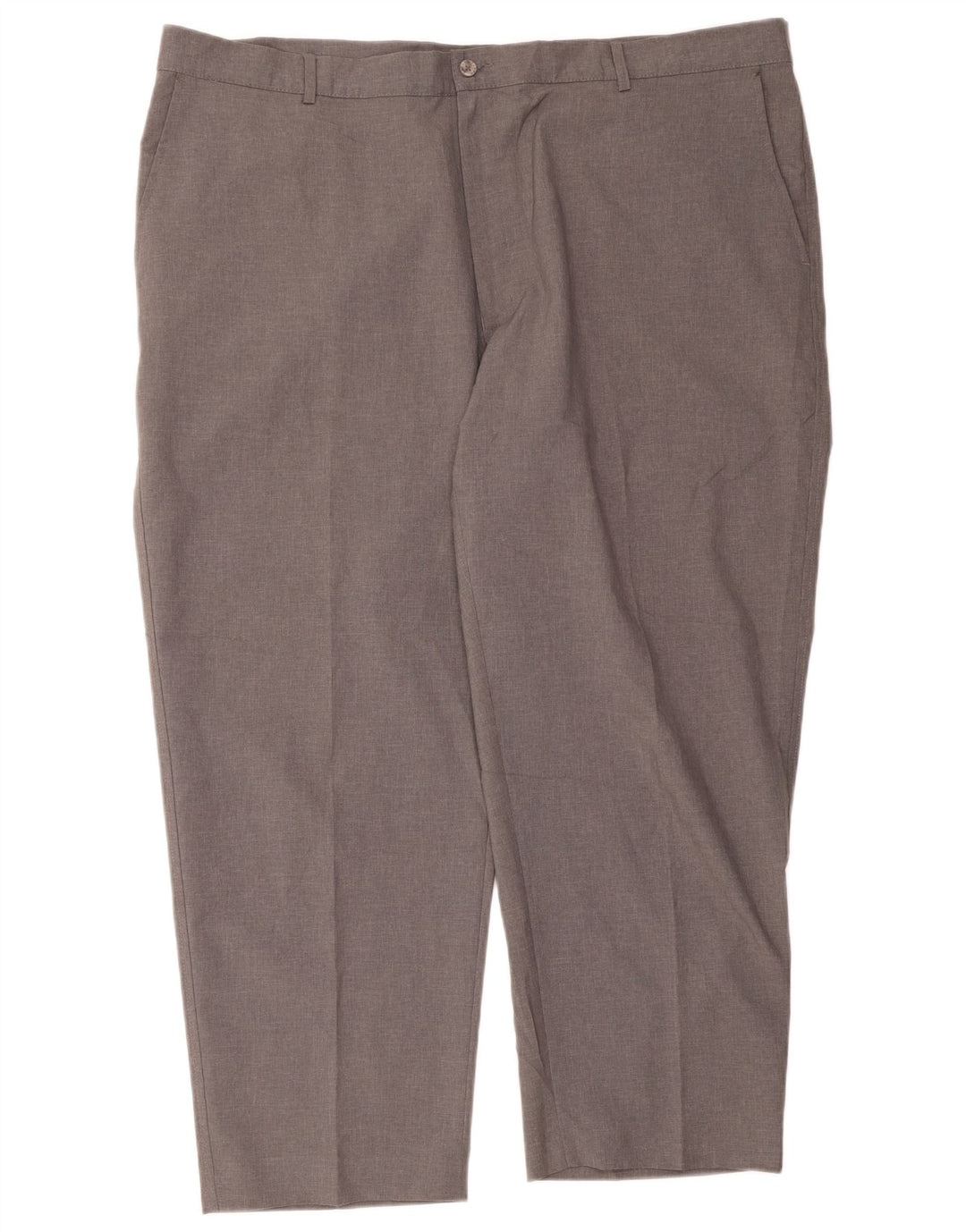Farah Pantalón Chino Recto Para Hombre W48 L29 Poliéster Gris
