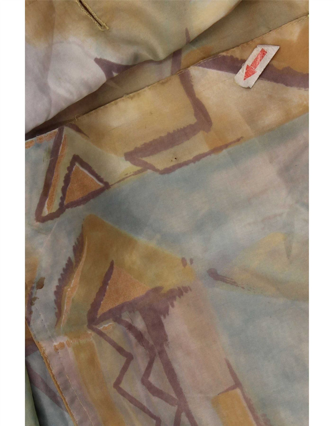 C & A - Chaqueta impermeable con estampado abstracto para mujer, talla 40, talla grande, multicolor