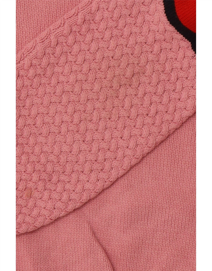 TOMMY HILFIGER Jersey con cuello alto para niña 11-12 años Rosa a rayas