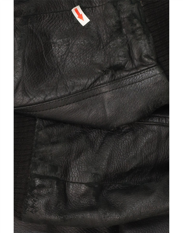 CONBIPEL Chaqueta de cuero para hombre IT 56 XL Cuero negro
