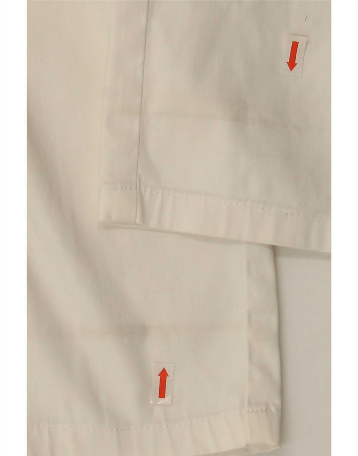 Zara Hombre Pantalones Casuales Slim EU 40 Medium W31 L29 Blanco