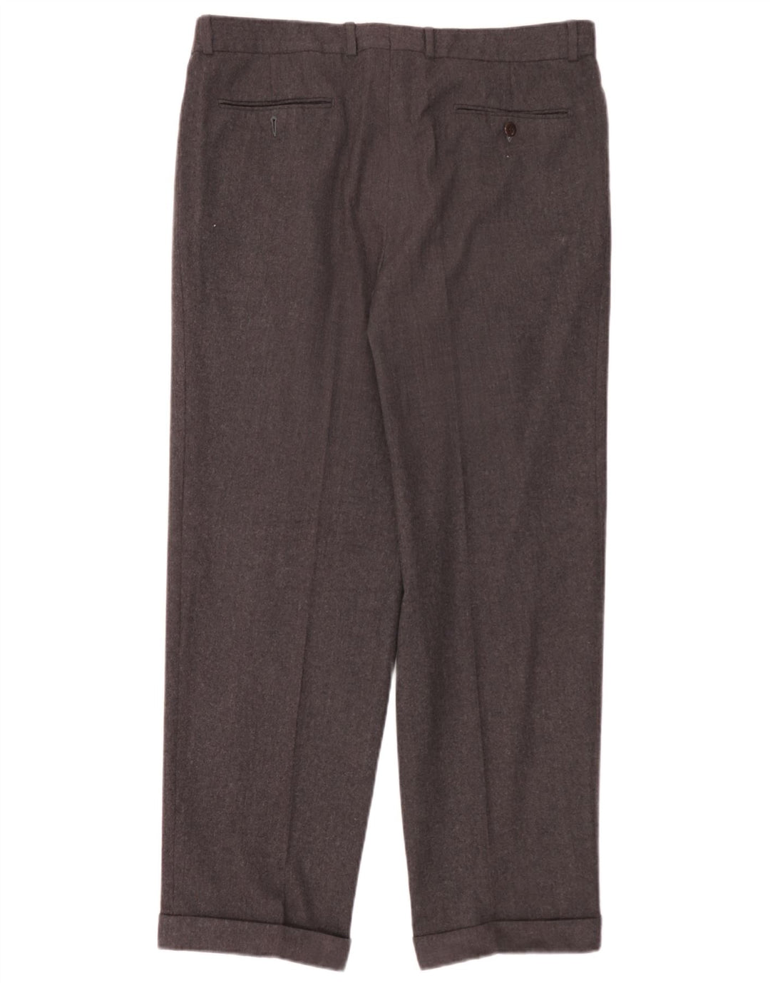 Hugo Boss Pantalón de traje con pinzas para hombre W36 L30 Gris Lana nueva