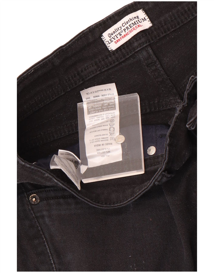 Levi's Jeans Bootcut para hombre W32 L29 Algodón negro