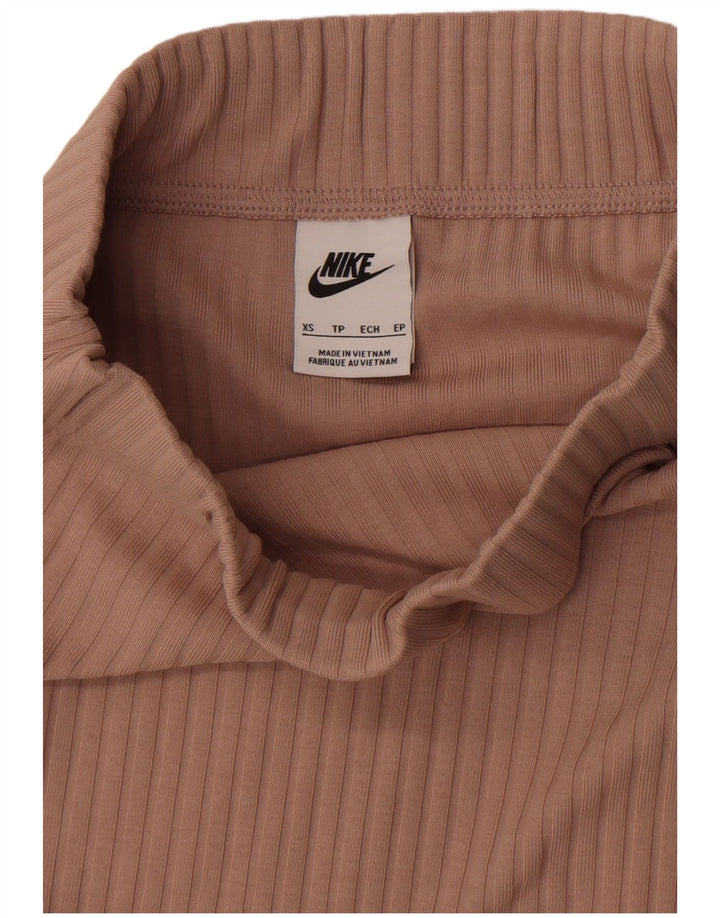 Falda midi Nike Mujer XS W26 Beige