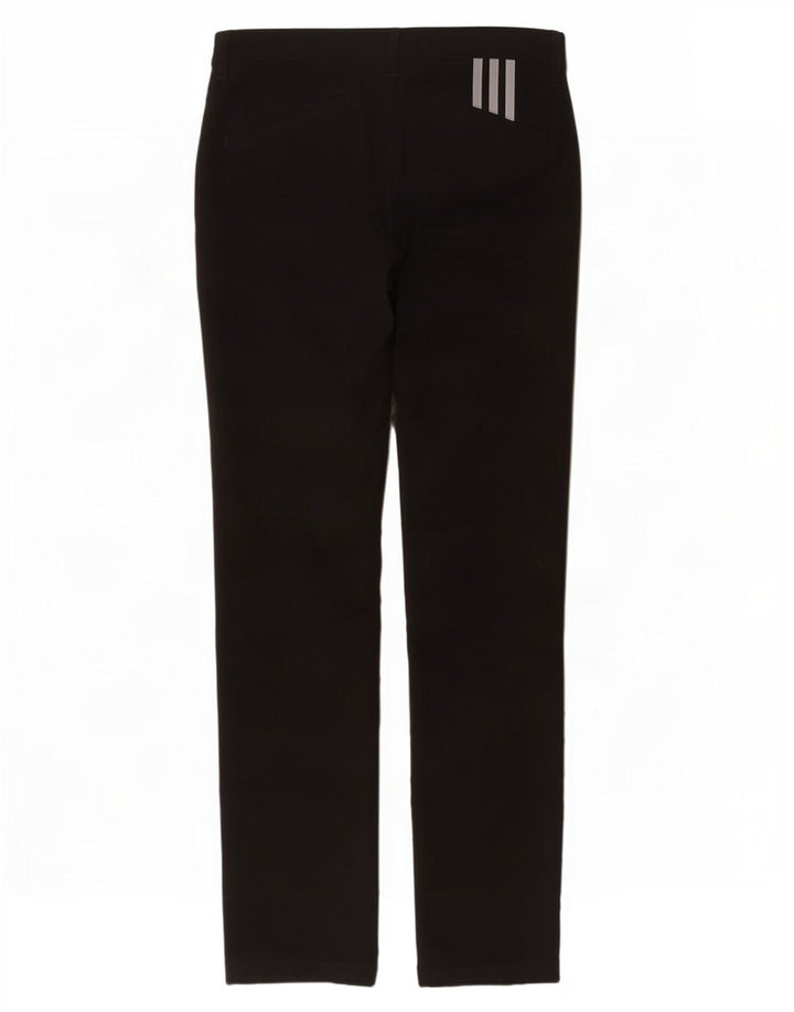 Adidas Pantalones Chinos Slim Para Hombre W32 L34 Poliéster Negro