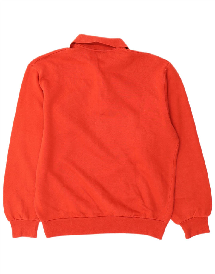 Kappa Hombre Polo Neck Sudadera Jumper Medium Rojo