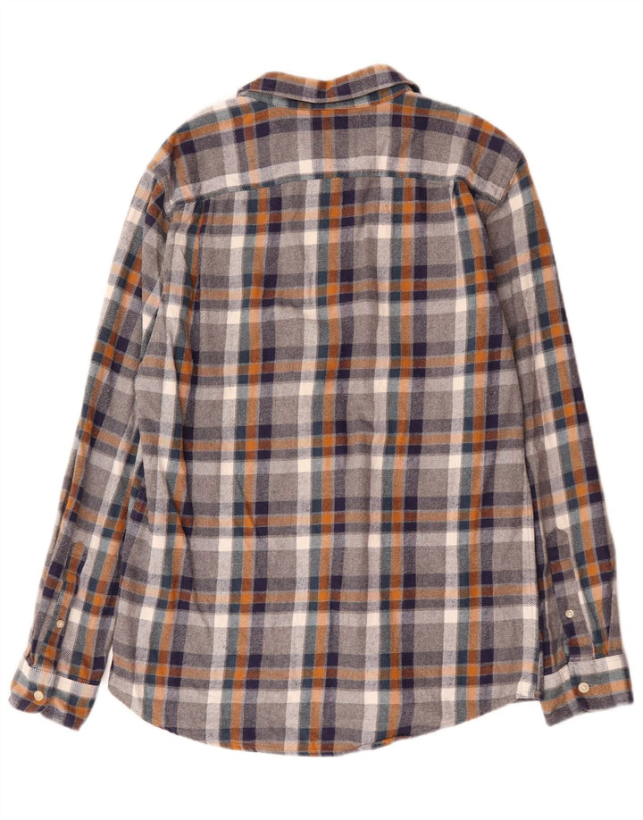 Jack Wills Camisa De Franela De Algodón A Cuadros Multicolor Mediana Hombre
