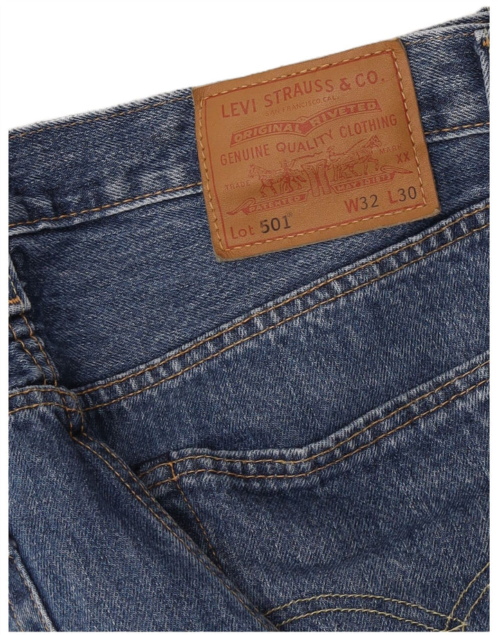 Levi's Hombre 501 Vaqueros Rectos W32 L30 Azul