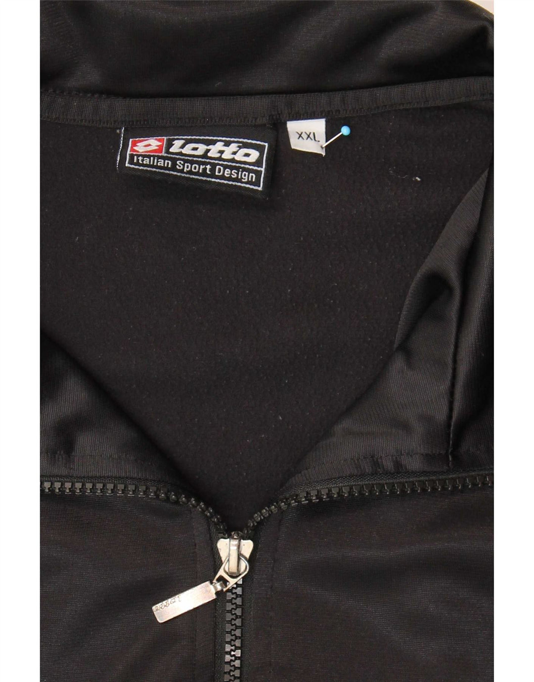 Lotto Mens Graphic Chándal Top Chaqueta 2XL Negro