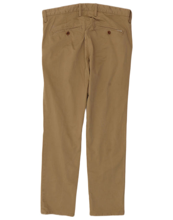 Gant Pantalón chino ajustado para hombre W34 L30 Algodón beige