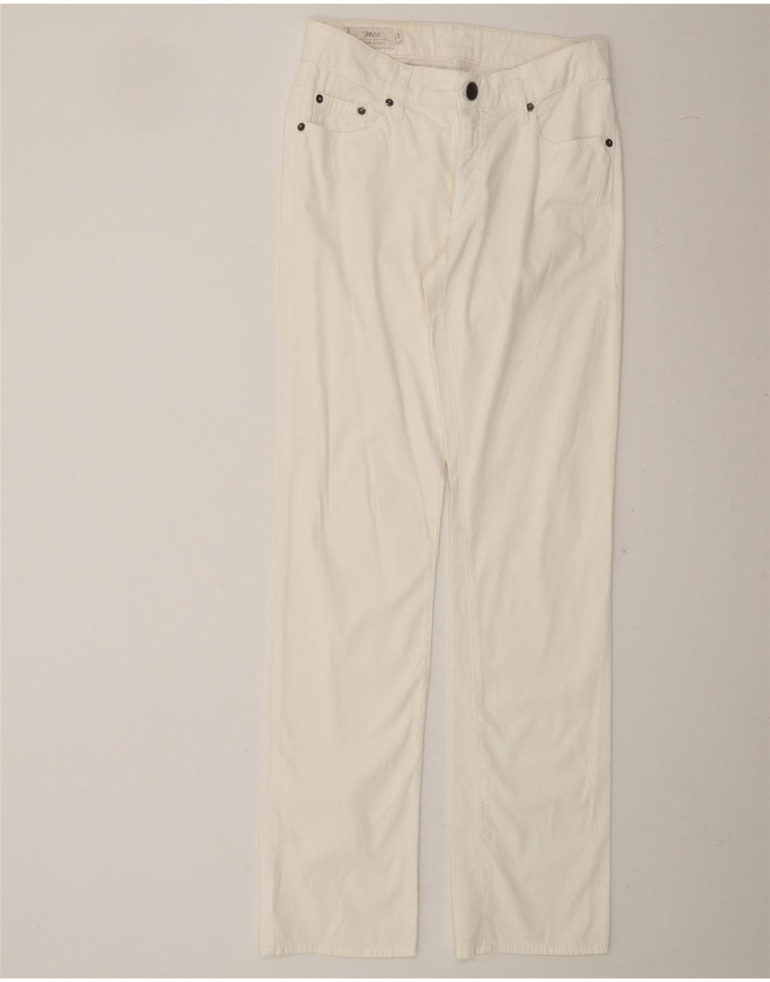 MARLBORO CLASSICS Womens Straight Jeans W29 L32 White Cotton Vintage Marlboro Classics and Second-Hand Marlboro Classics from Messina Hembry 