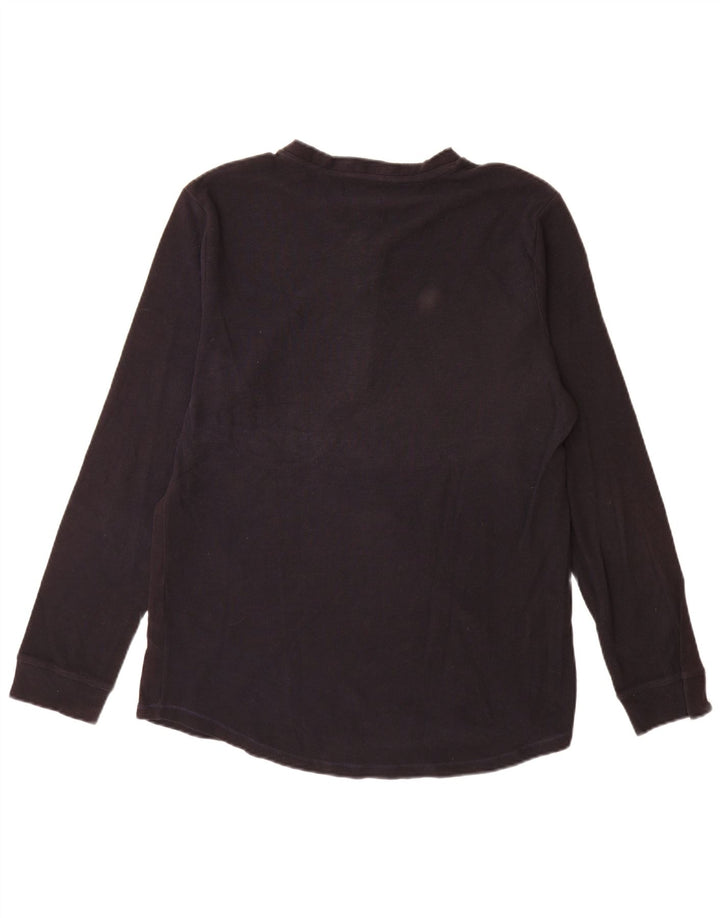 Zara Hombre Top Manga Larga XL Azul Marino