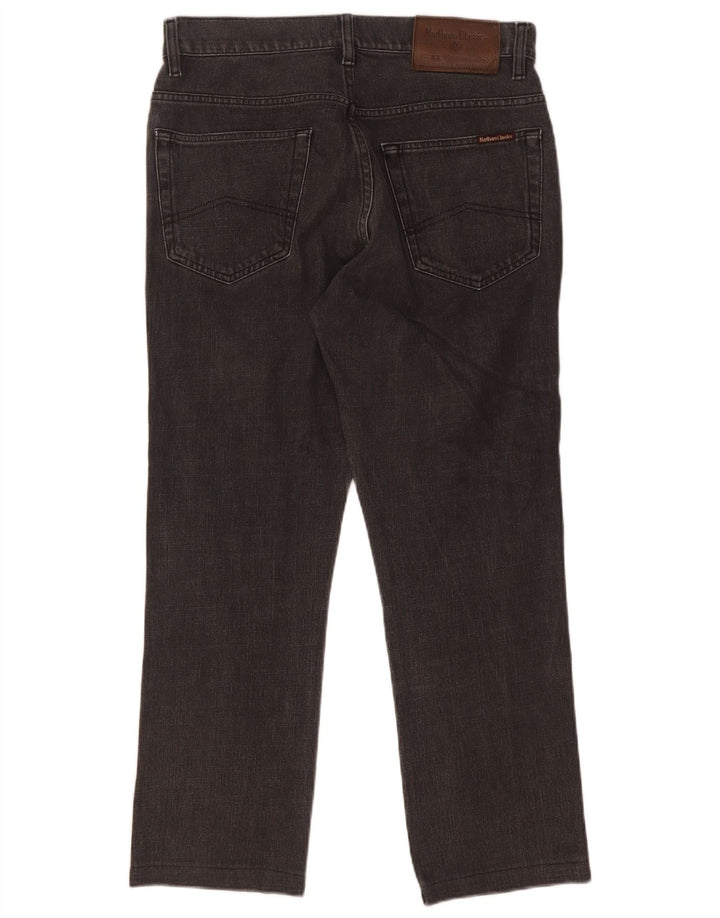 Marlboro Classics Vaqueros rectos para hombre W33 L27 Algodón negro