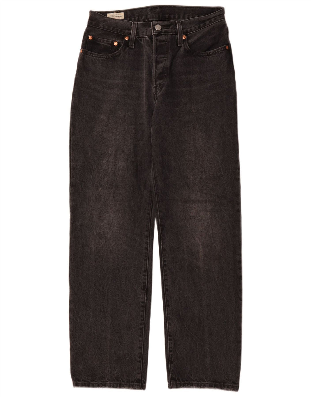 Levi's Jeans rectos 501 para hombre W26 L30 Algodón negro
