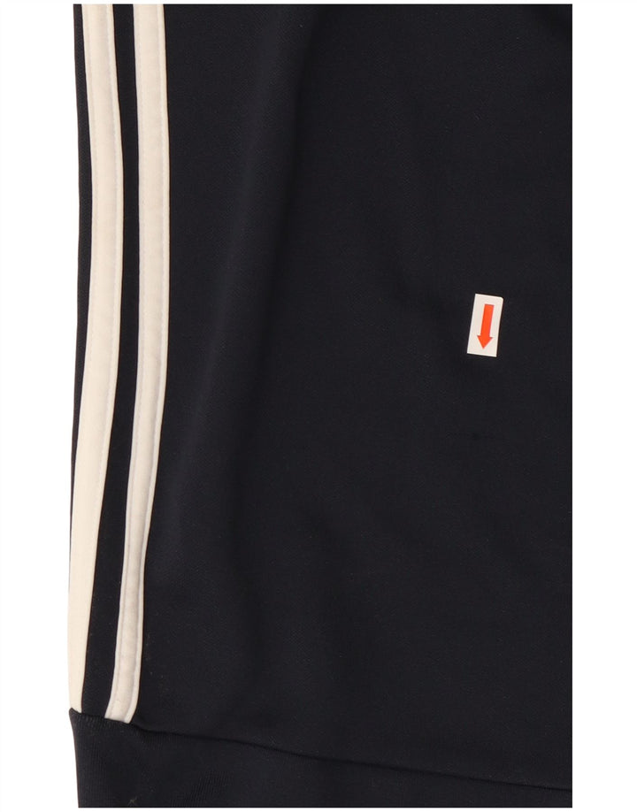 Pantalón De Chándal Adidas Hombre Mediano Azul Marino Rayas Poliéster