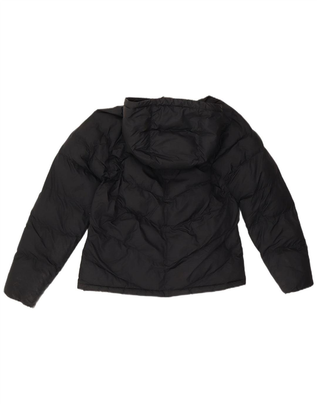 NIKE Chaqueta acolchada con capucha para niño 13-14 años XL Negro Poliéster