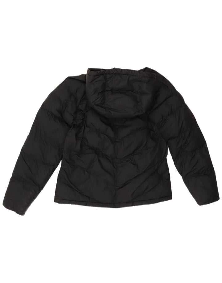 NIKE Chaqueta acolchada con capucha para niño 13-14 años XL Negro Poliéster