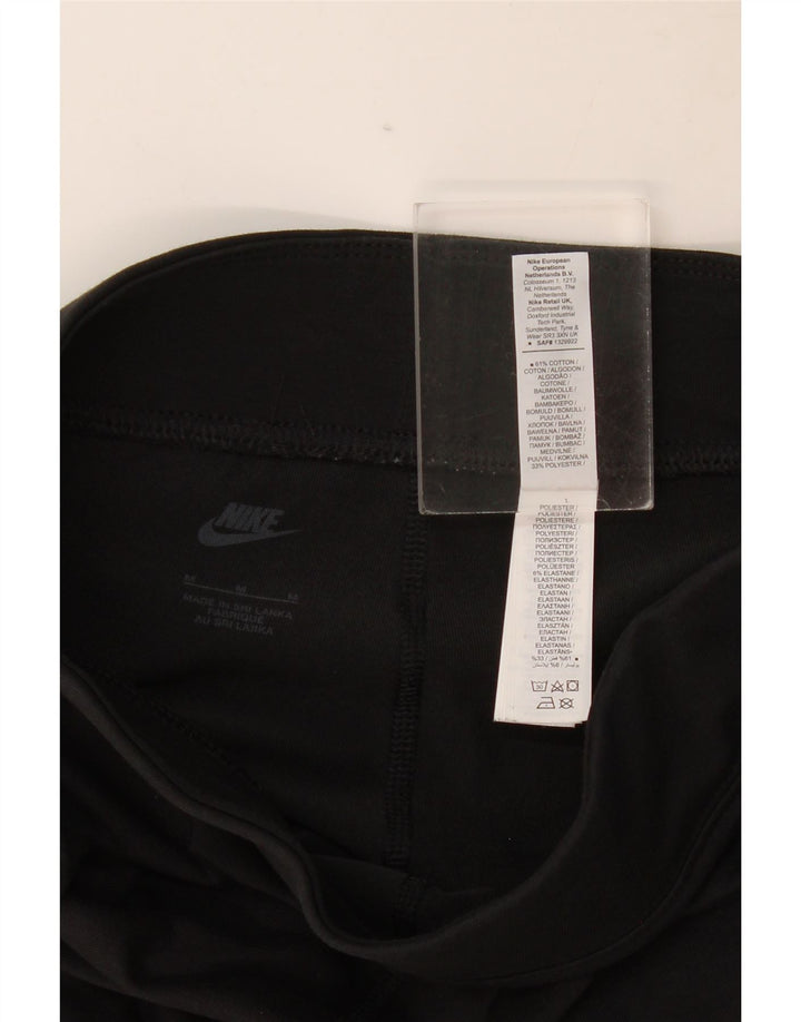 Nike - Leggings gráficos para mujer (talla 40), algodón negro mediano