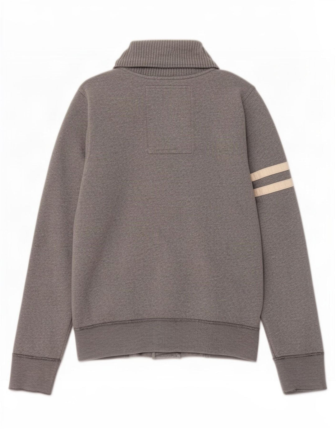 Abercrombie & Fitch Chaqueta superior de chándal para hombre Algodón gris grande