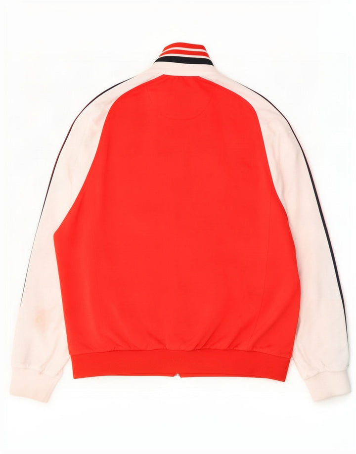 Champion Chaqueta superior de chándal para hombre Poliéster con bloques de color rojo grande