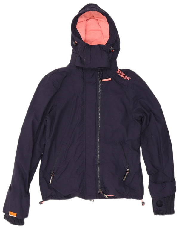 Superdry Chaqueta Cortavientos The Windcheater para Mujer UK 44 Azul Marino Mediano