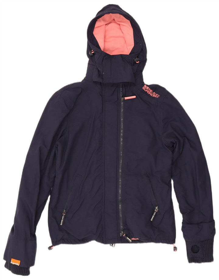 Superdry Chaqueta Cortavientos The Windcheater para Mujer UK 44 Azul Marino Mediano