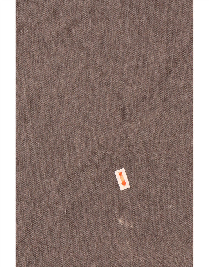 Lacoste Polo de manga larga para hombre talla 4 algodón gris medio