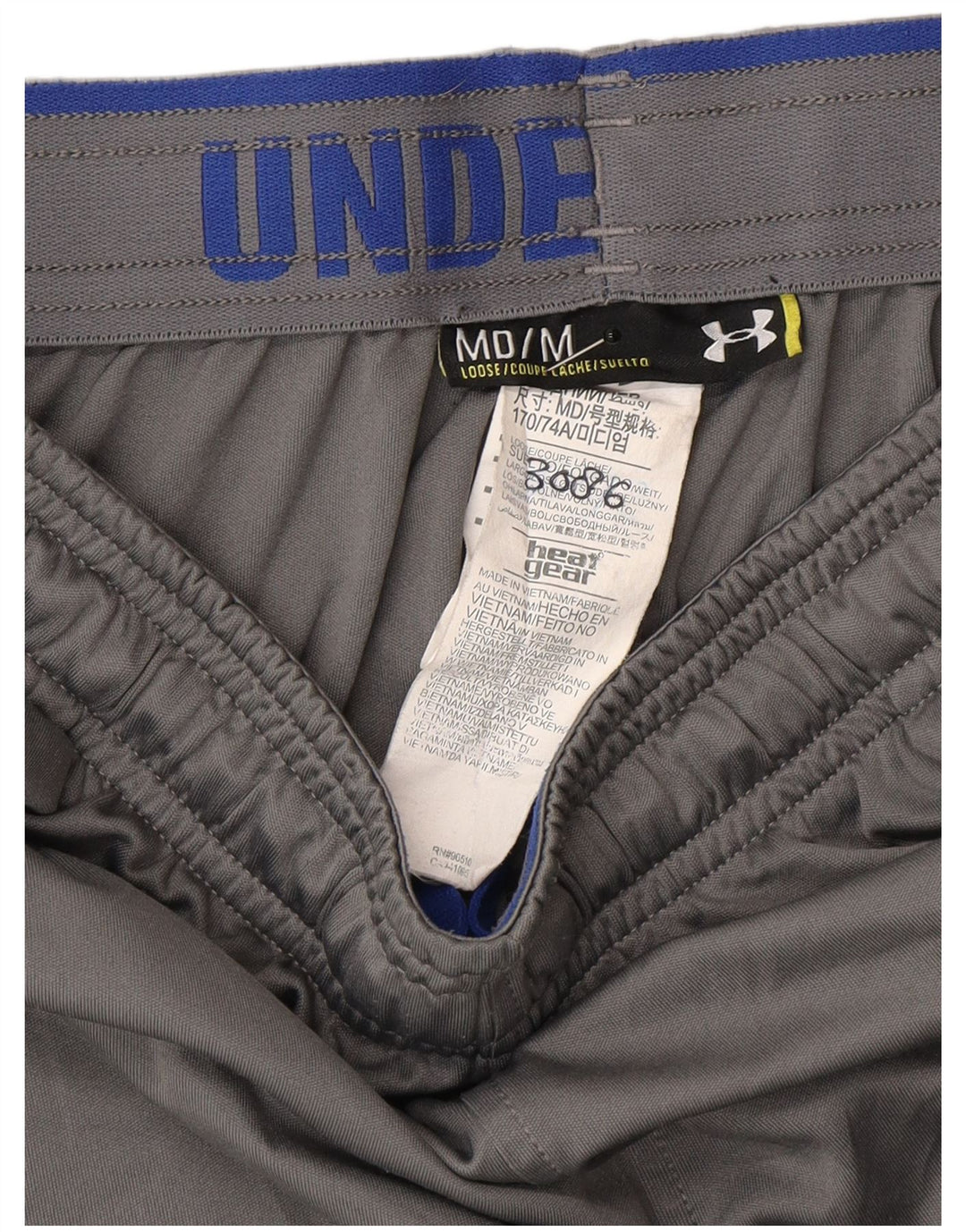 Under Armour Hombre Pantalones cortos deportivos Poliéster color block gris medio