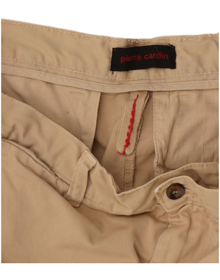 Pantalón chino recto Pierre Cardin para hombre W34 L30 Beige