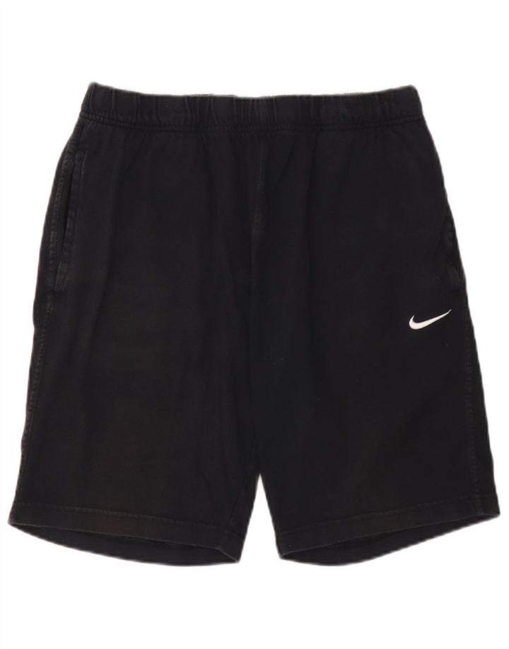 Nike - Pantalones cortos deportivos para mujer, talla grande, algodón negro