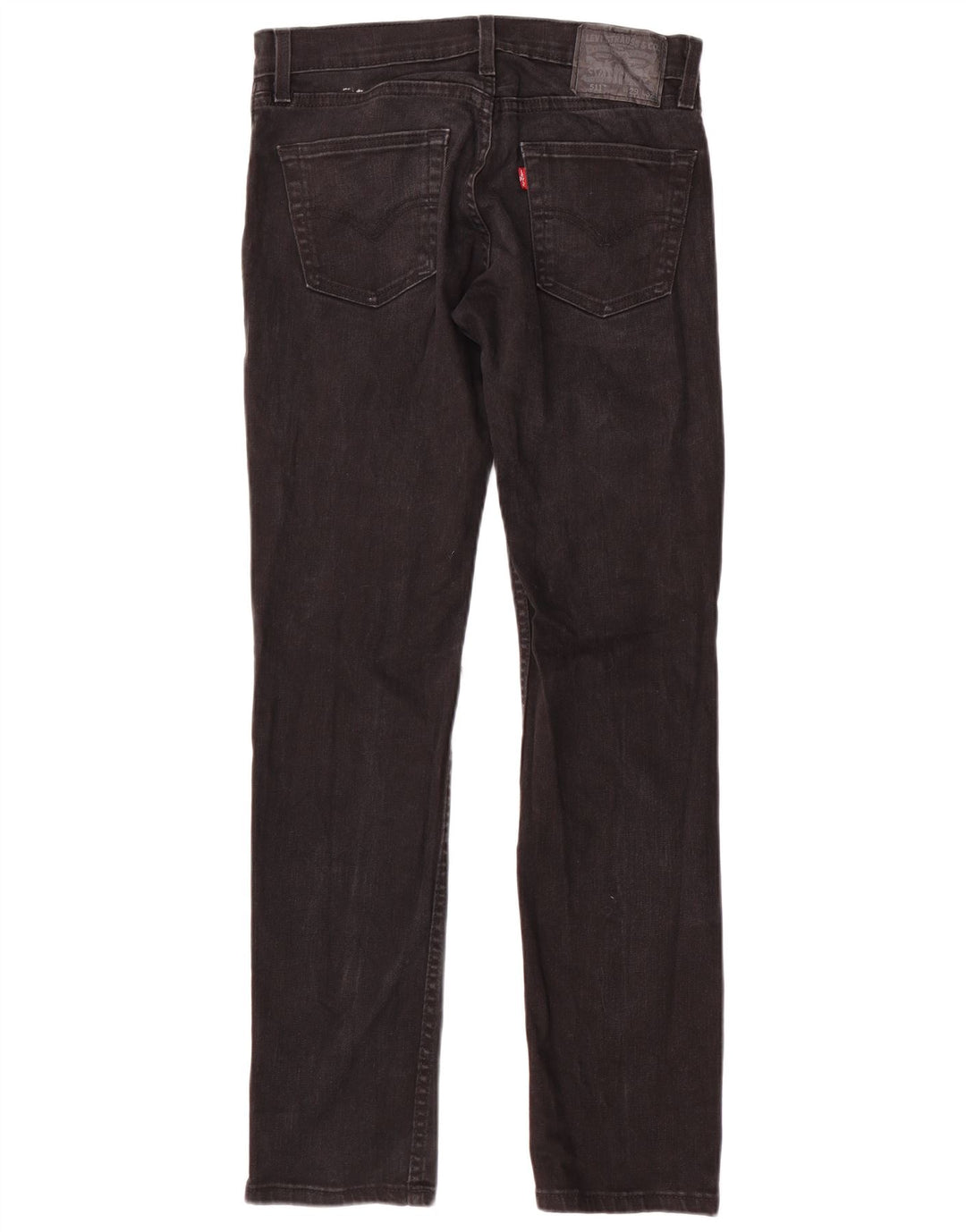 Levi's Hombre 511 Slim Jeans W29 L32 Algodón Negro