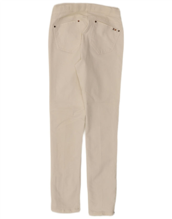 Zara Jeans Slim para Mujer EU 38 Small W28 L28 Blanco