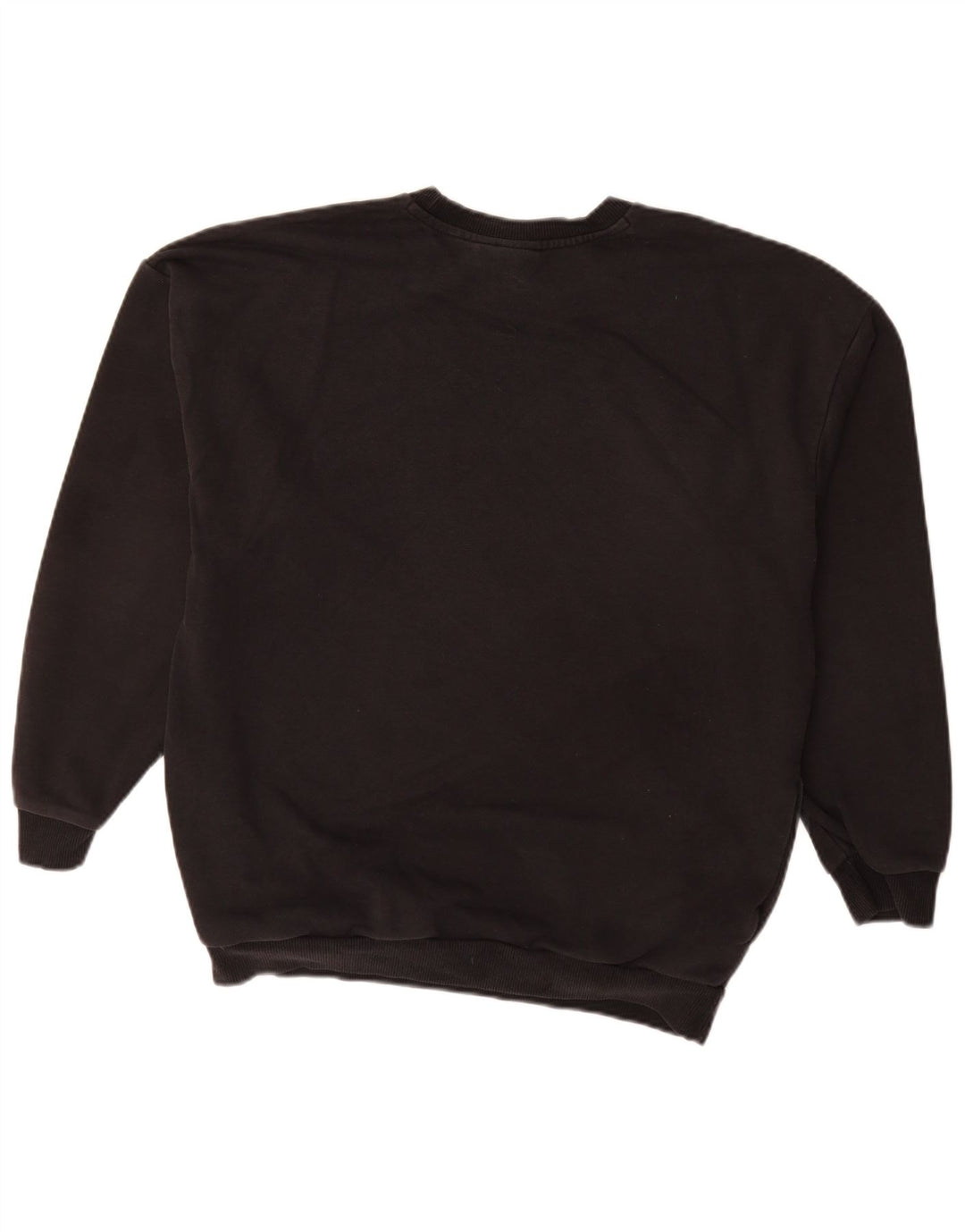 ADIDAS Sudadera gráfica para mujer Jumper UK 14 Grande Algodón negro