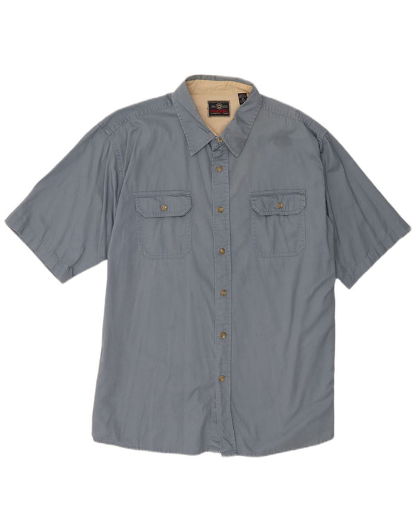Wrangler Camisa Manga Corta Hombre XL Azul Algodón