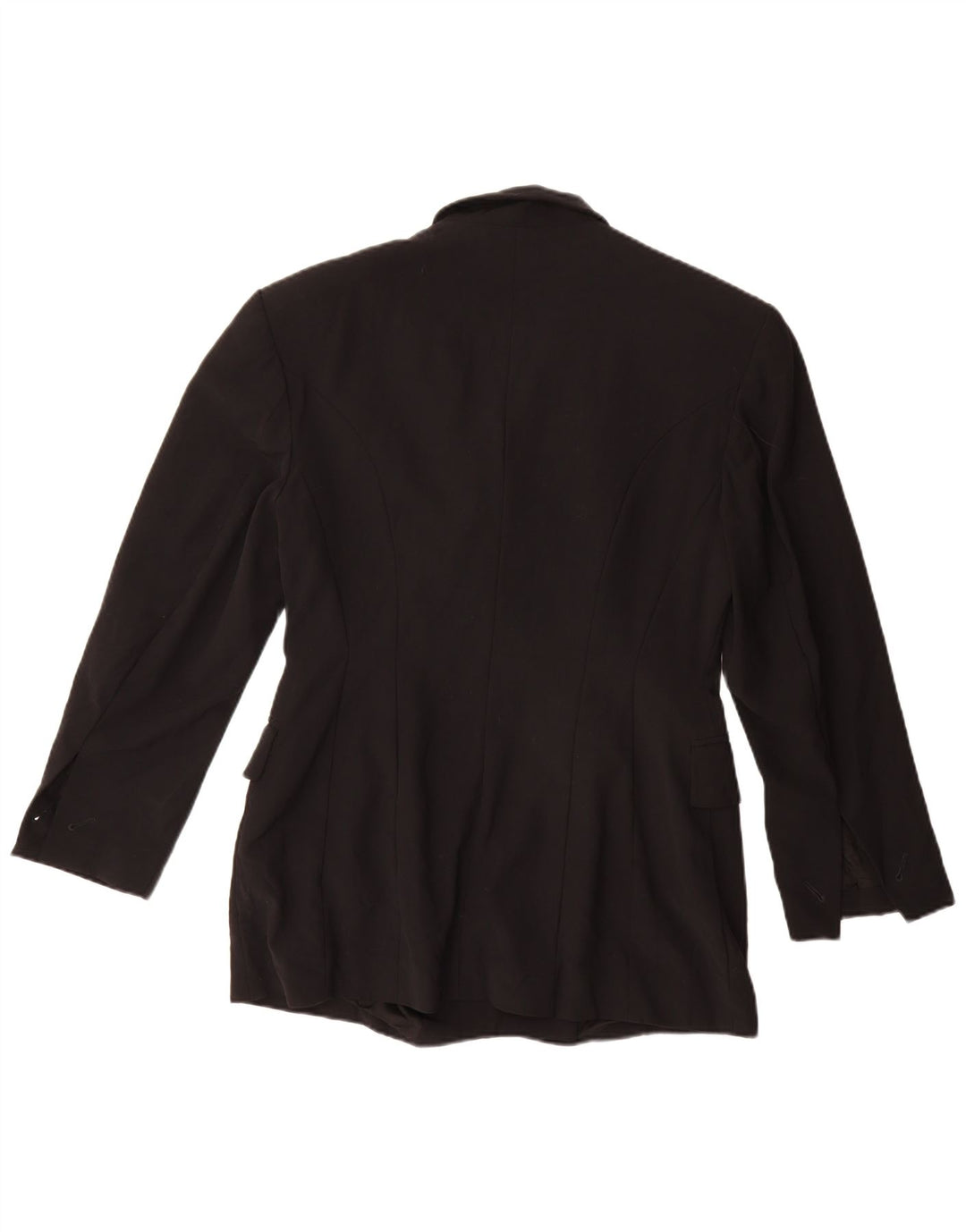 Chaqueta Americana Joop Mujer Cruzada IT 42 Mediana Lana Virgen Negra